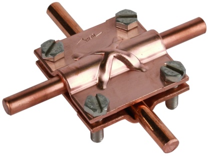 Kẹp chữ thập kết nối dây thoát sét chính hãng DEHN - Đức